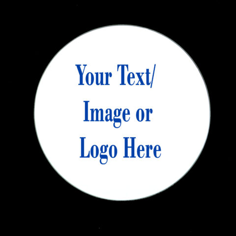 Printed Round Glass Coasters - Set of 4