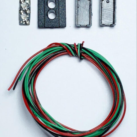 TRAIN TECH TTSH2 SIGNAL HEADS KIT 2 ASPECT HOME (R/G)